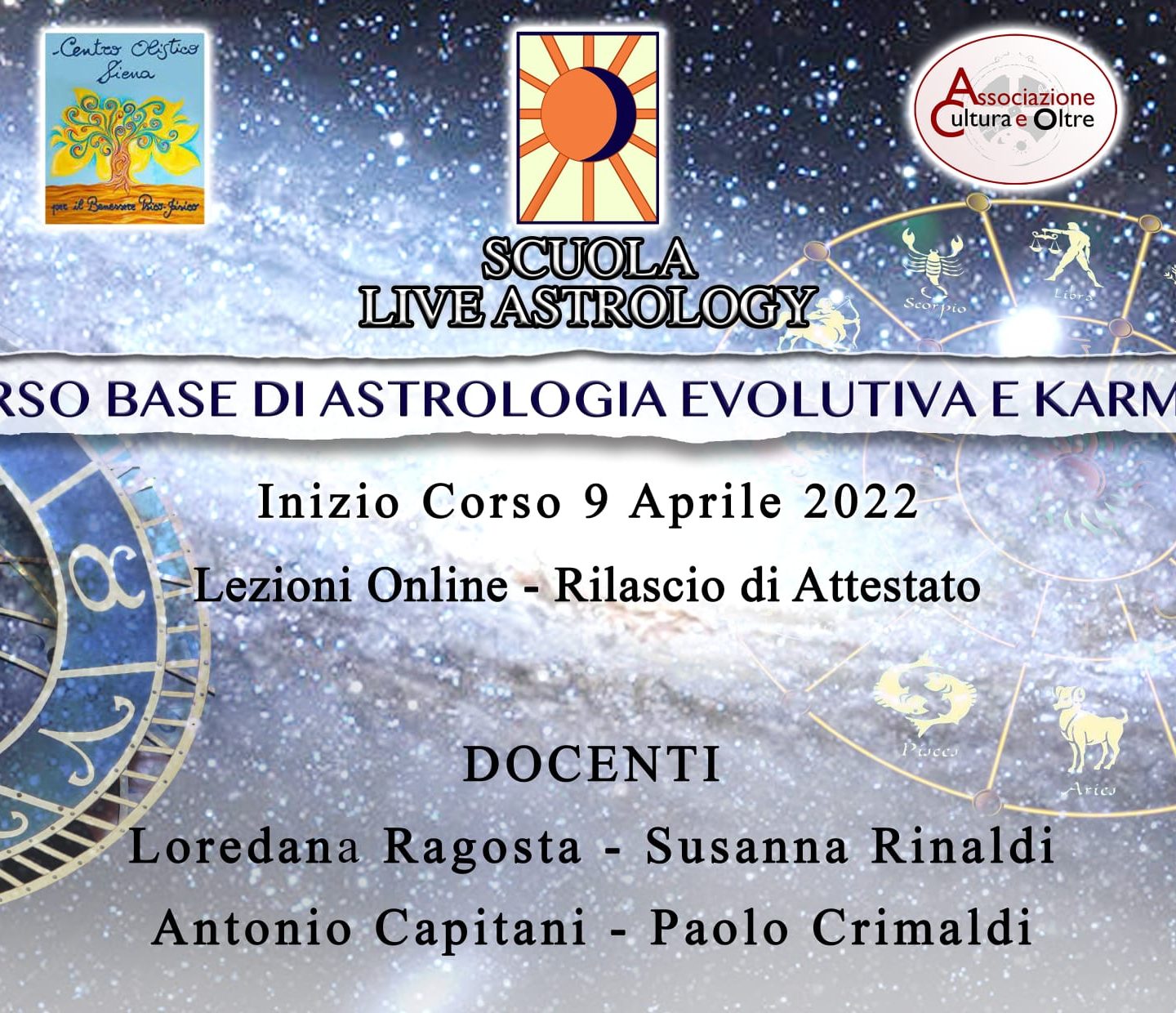 Corso di Astrologia Evolutiva e Karmica